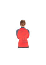 Women's Classic Fit L/S Hydro-T - Lava/Deep Blue - Image 4
