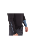 Men's Classic Fit L/S Hydro-T - Black/Ocean Blue - Image 5