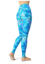 SpaceFish Army Womens Leggings - Turtle Tie Dye - Image 3